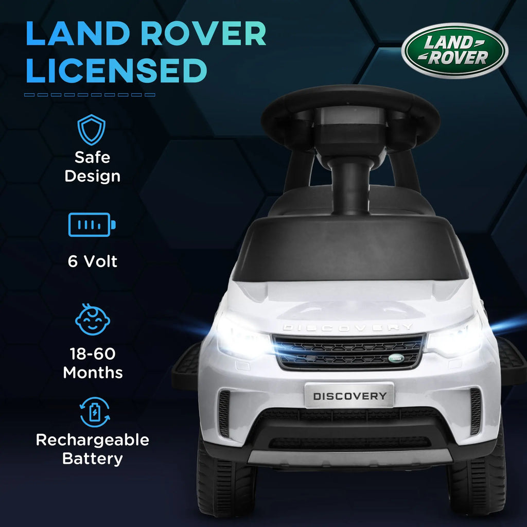 1 Land Rover Licensed 6V Ride on Car Sliding Car Battery Powered Electric Car w/ Headlights Music Horn