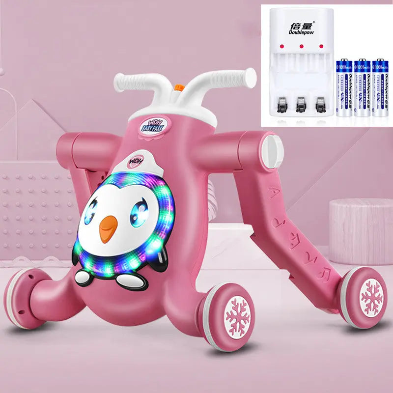 Anti-rollover anti-o-leg toy car