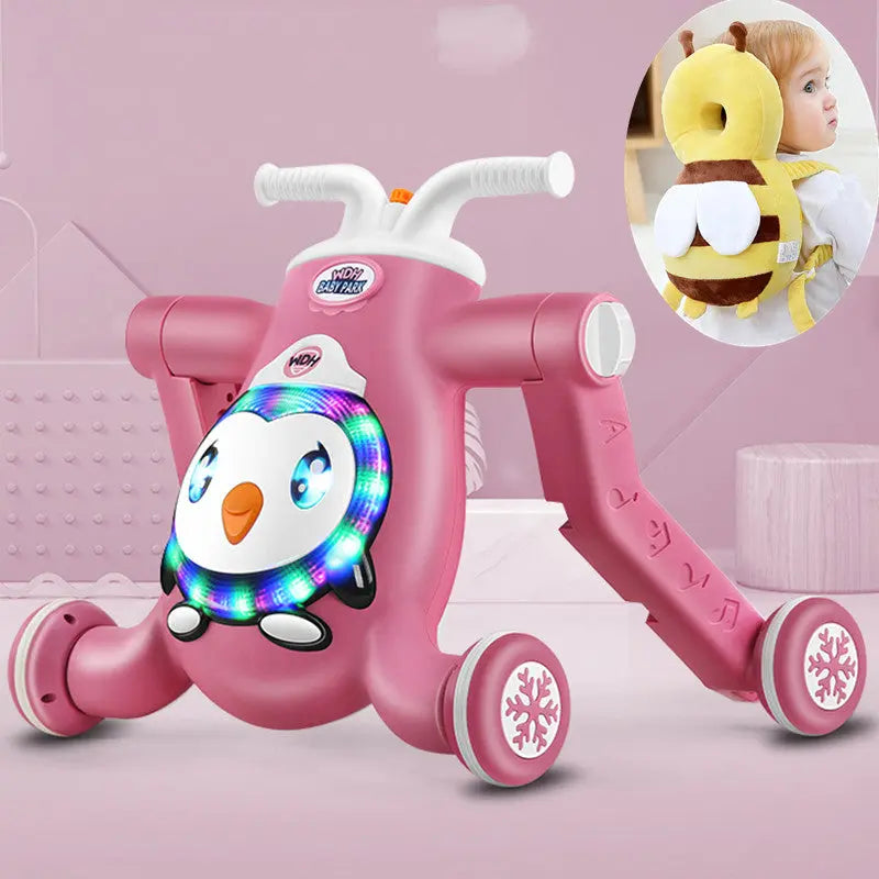 Anti-rollover anti-o-leg toy car