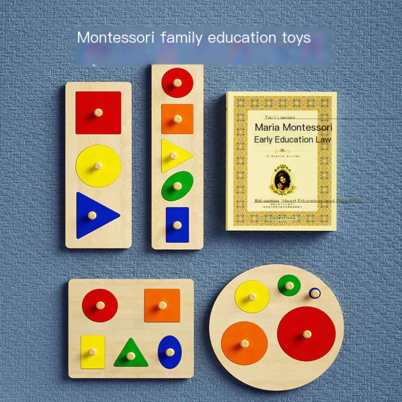 Montessori Shape Matching Puzzle Toy for Toddlers