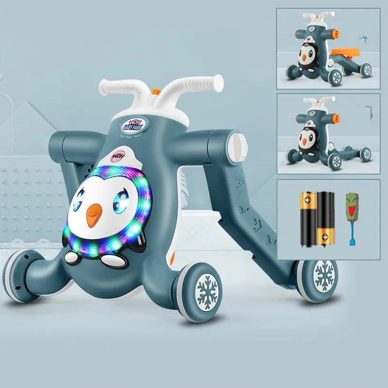 Anti-rollover anti-o-leg toy car