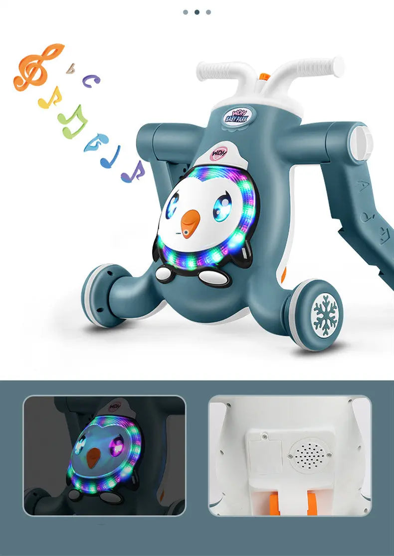 Anti-rollover anti-o-leg toy car