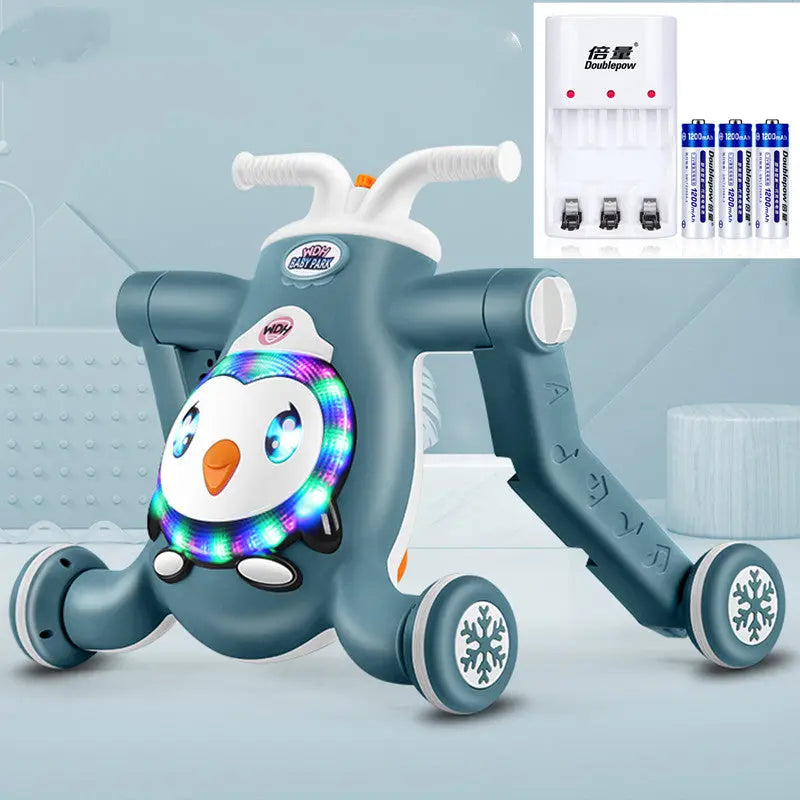 Anti-rollover anti-o-leg toy car