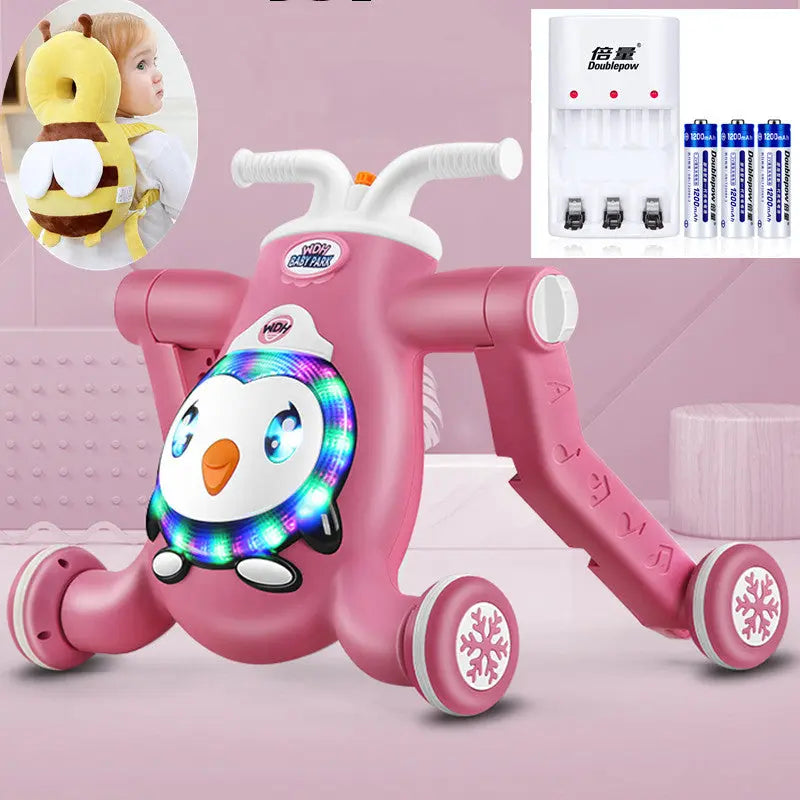 Anti-rollover anti-o-leg toy car