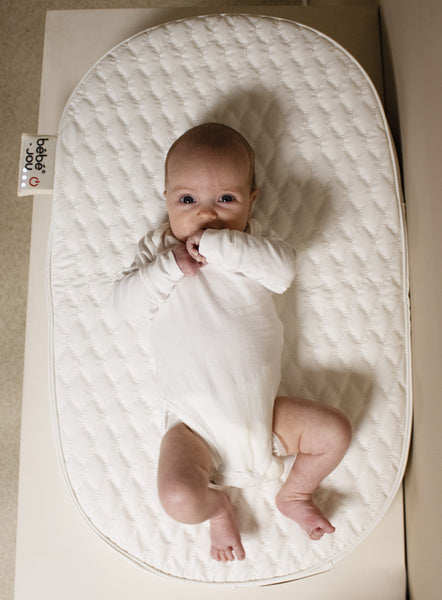 bébé-jou Podgrzewany przewijak Quilted Waves - Off White