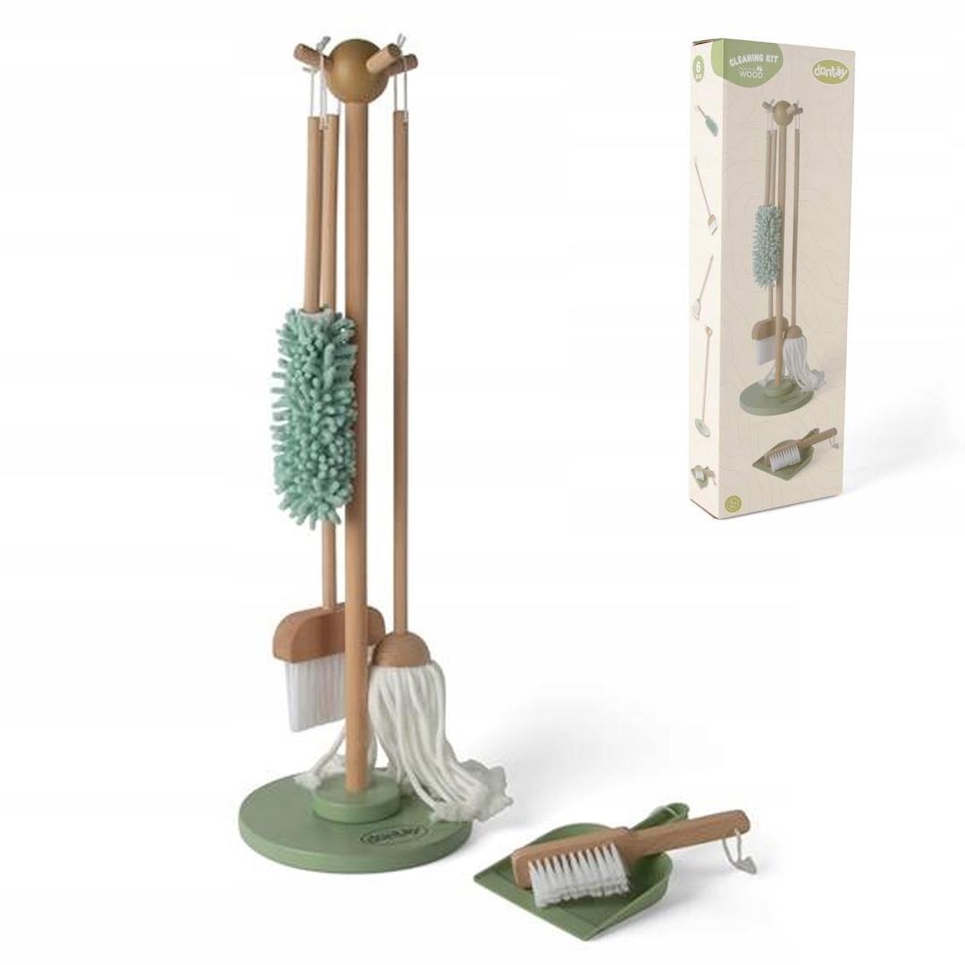 Drewniany zestaw do sprzątania DANTOY
