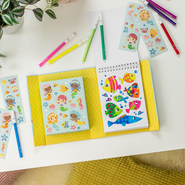 Tiger Tribe Zestaw Kolorowanek - Syrenki