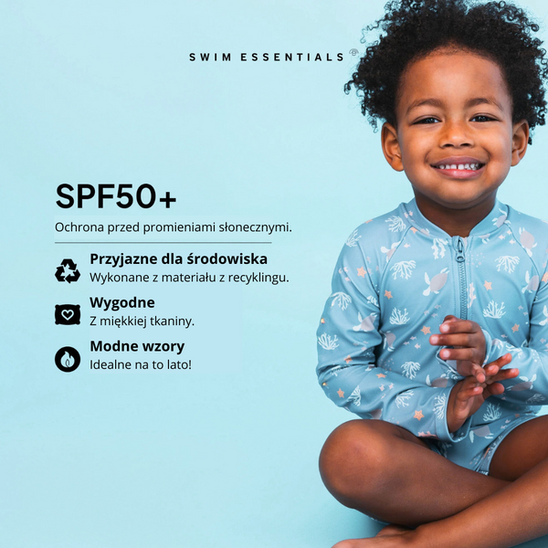 The Swim Essentials Swimsuit Coral Bliss Rashguard 86/92