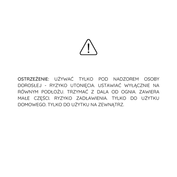 The Swim Essentials Basenik dla dzieci 60 cm Hearts Red