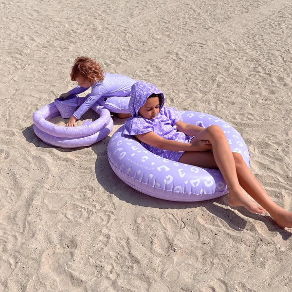 The Swim Essentials Basenik dla dzieci 60 cm Lila Leopard