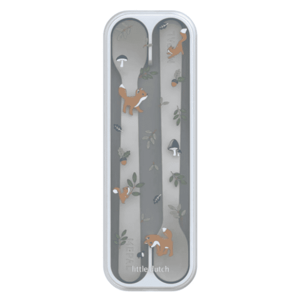 Mepal & Little Dutch Zestaw łyżeczek do karmienia 2 szt. Forest Friends