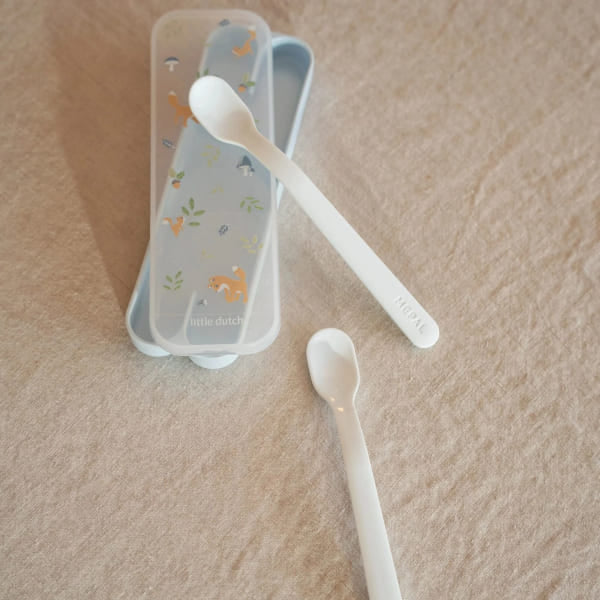 Mepal & Little Dutch Zestaw łyżeczek do karmienia 2 szt. Forest Friends