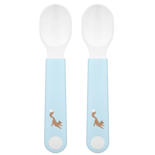 Mepal & Little Dutch Zestaw łyżeczek treningowych 2 szt. Forest Friends