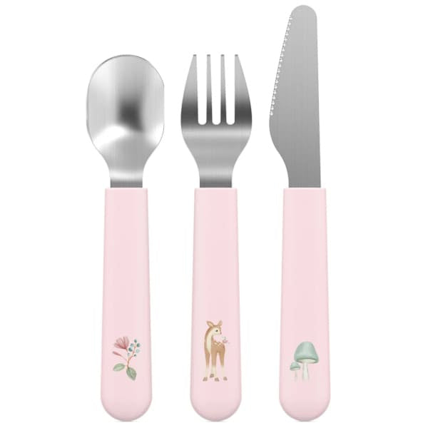 Mepal & Little Dutch Zestaw sztućców dziecięcych 3 szt. Fairy Garden