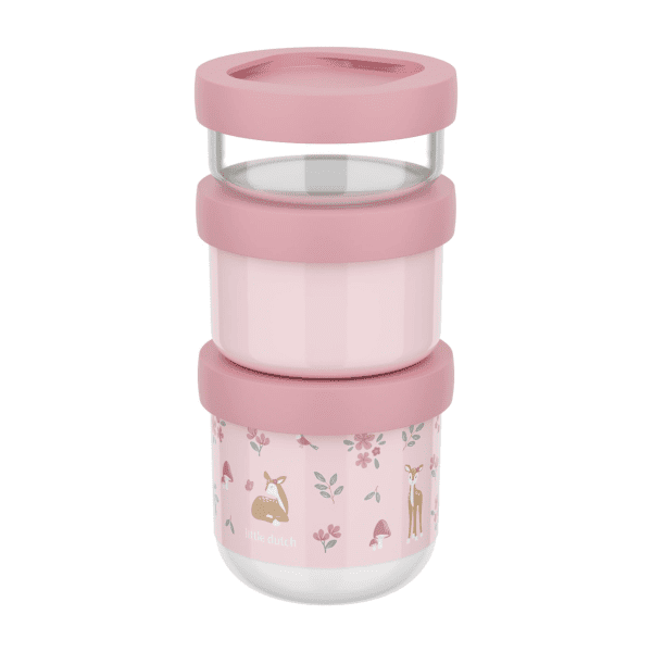 Mepal & Little Dutch Zestaw pojemników na przek?
ski 3 szt. Fairy Garden