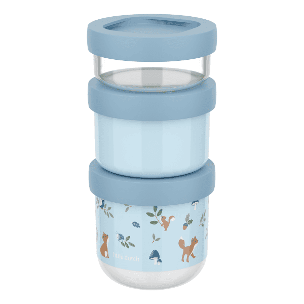 Mepal & Little Dutch Zestaw pojemników na przek?
ski 3 szt. Forest Friends