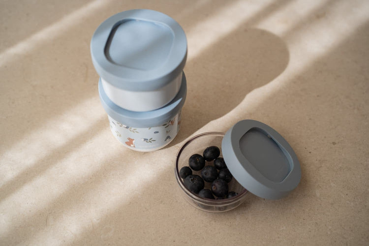 Mepal & Little Dutch Zestaw pojemników na przek?
ski 3 szt. Forest Friends