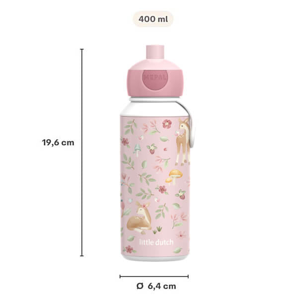 Mepal & Little Dutch Bidon 400 ml Fairy Garden