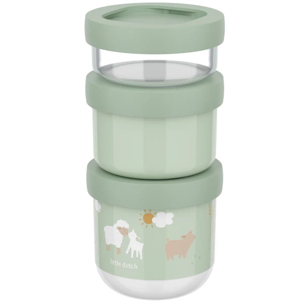 Mepal & Little Dutch Zestaw pojemników na przek?
ski 3szt. Little Farm