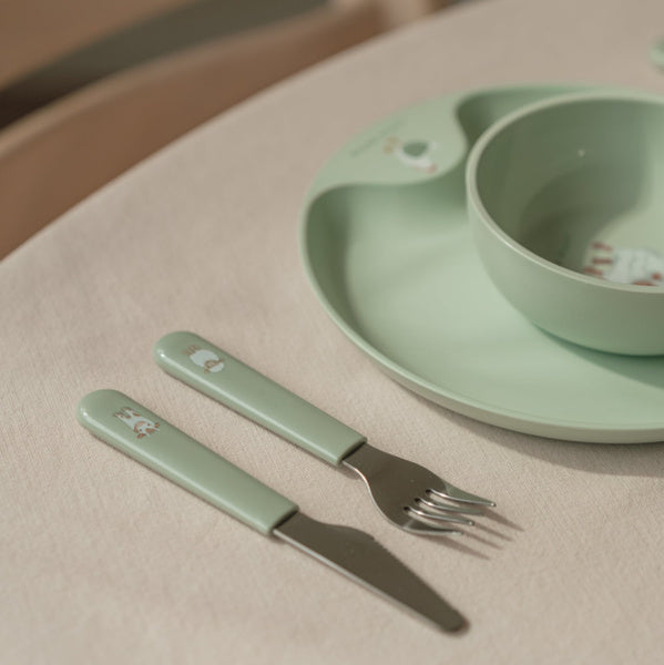 Mepal & Little Dutch Zestaw sztućców dziecięcych 3szt. Little Farm