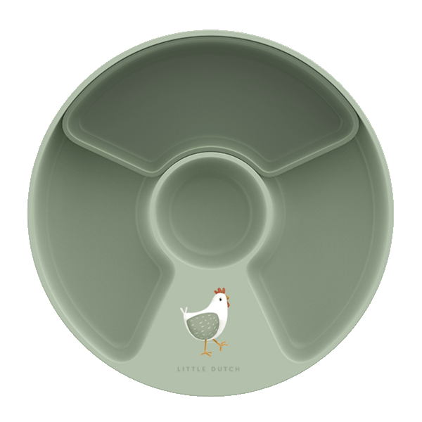 Mepal & Little Dutch Talerzyk dziecięcy dzielony Little Farm