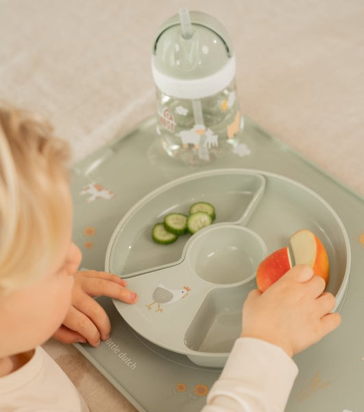 Mepal & Little Dutch Talerzyk dziecięcy dzielony Little Farm