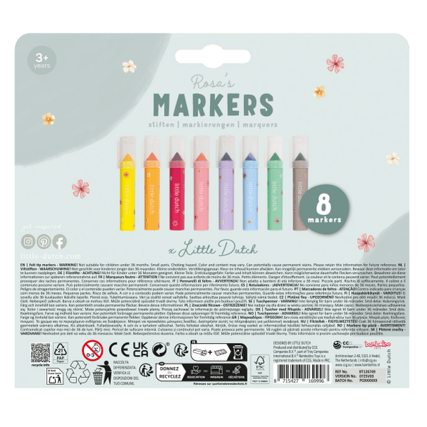 Little Dutch Grube markery  Rosa & Friends