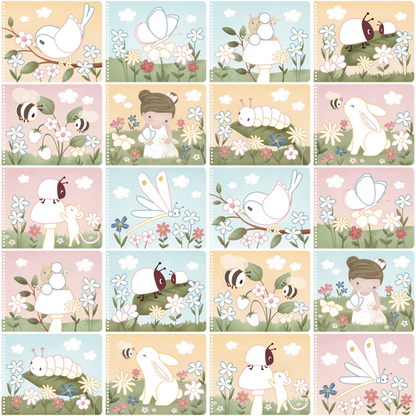 Little Dutch Kreatywny zeszyt  z kredkami  Rosa & Friends