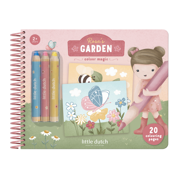 Little Dutch Kreatywny zeszyt  z kredkami  Rosa & Friends
