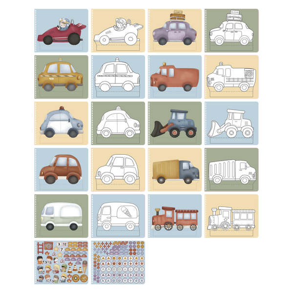 Little Dutch Kreatywny zeszyt  z nożyczkami Jim & Friends