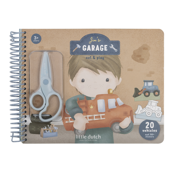 Little Dutch Kreatywny zeszyt  z nożyczkami Jim & Friends