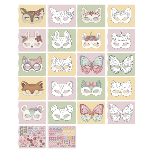 Little Dutch Kreatywny zeszyt  z nożyczkami Rosa & Friends