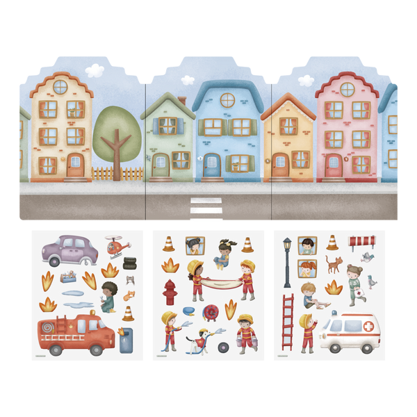 Little Dutch Naklejki wielokrotnego użytku Jim & Friends