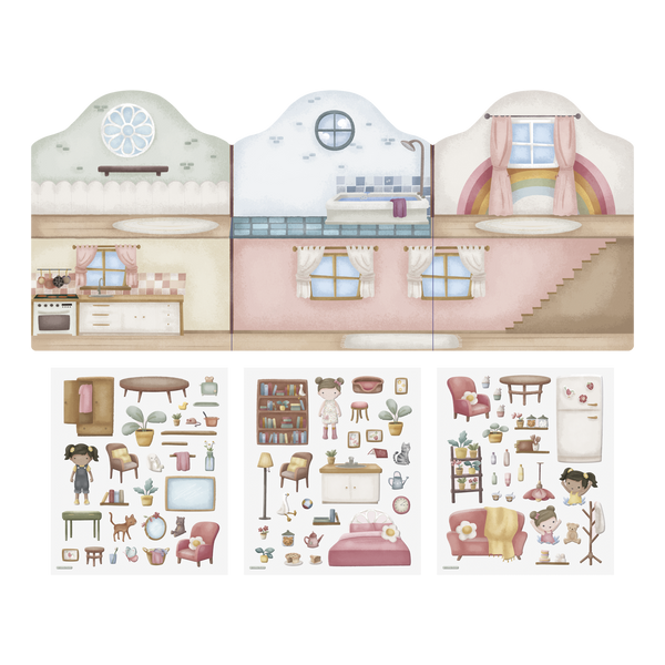 Little Dutch Naklejki wielokrotnego użytku Rosa & Friends