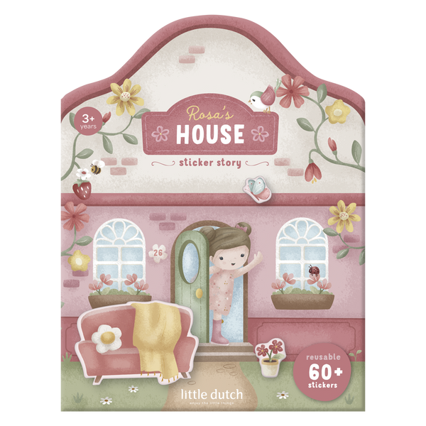 Little Dutch Naklejki wielokrotnego użytku Rosa & Friends