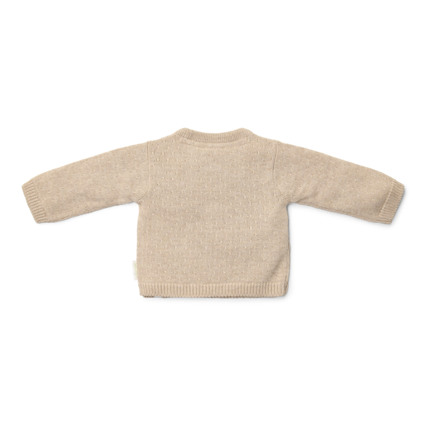 Little Dutch Kardigan kopertowy Soft Beige Melee-62