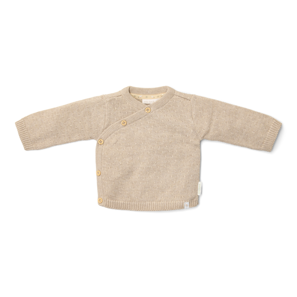 Little Dutch Kardigan kopertowy Soft Beige Melee-68