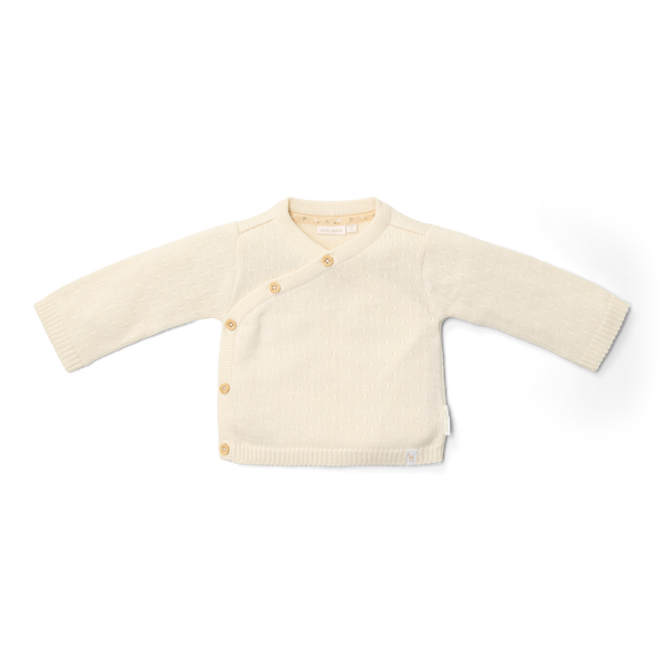 Little Dutch Kardigan kopertowy Off White - 68