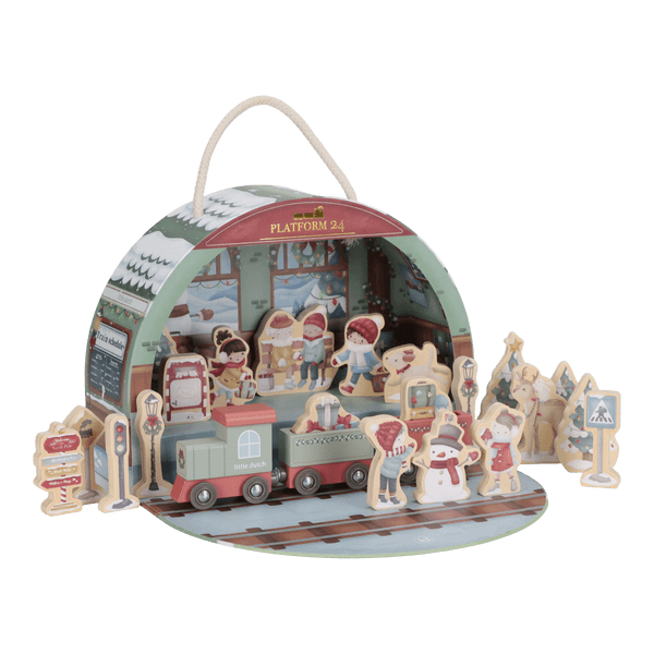 Little Dutch Kalendarz adwentowy w walizeczce FSC X-MAS