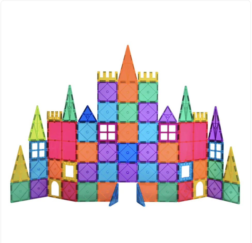 100pc Magnetic Windows Building Blocks