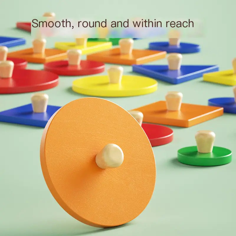 Montessori Shape Matching Puzzle Toy for Toddlers