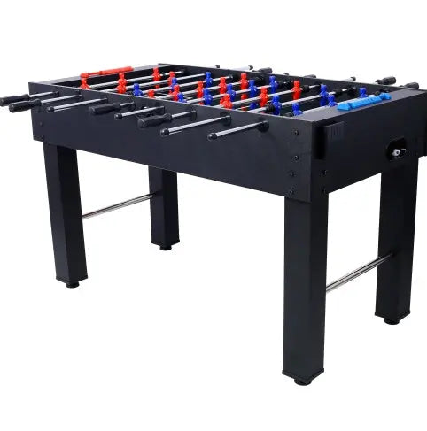 54-Inch Hurricane Foosball Table For Family Game Rooms With Light Cherry Finish, Analog Scoring And Free Accessories