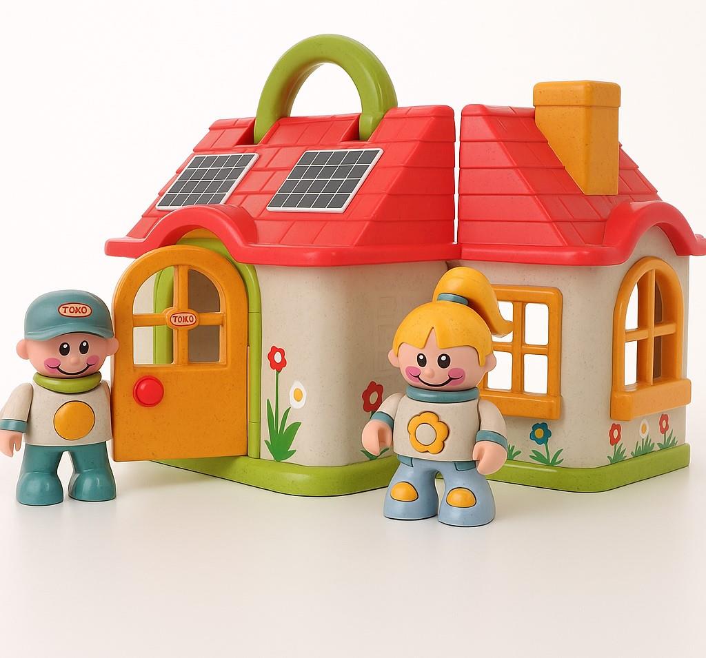 Domek z lalkami TOLO BIO First Friends 3 lata+ - SMYKI - SENSORYKI