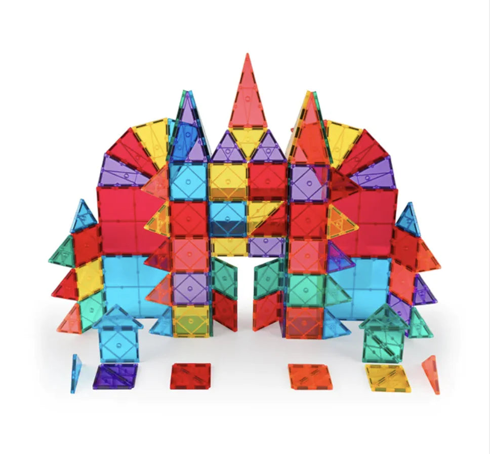 100pc Magnetic Windows Building Blocks