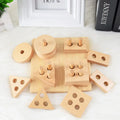 Stacking Educational Toys for Kids - Wooden Blocks Set