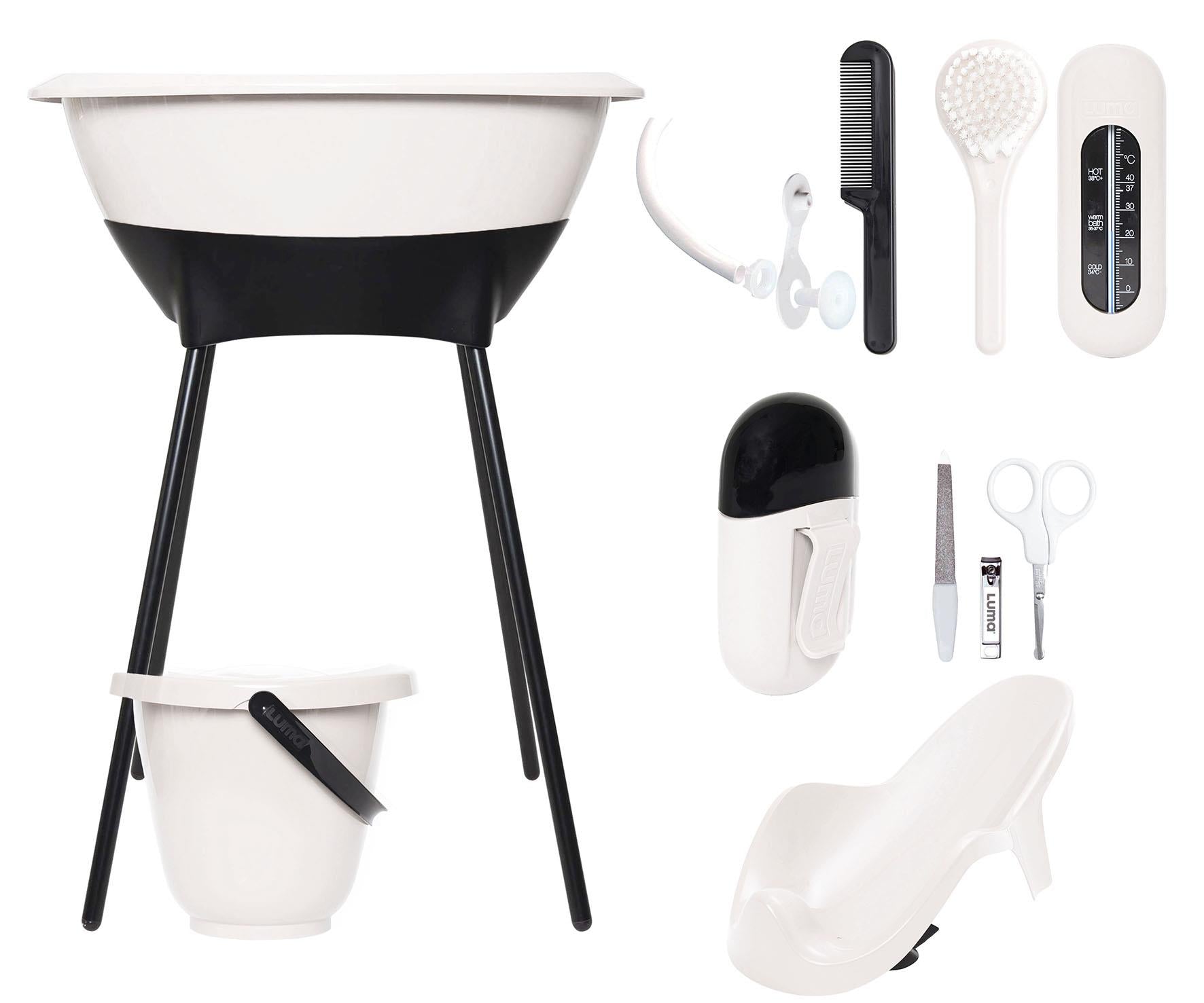 Zestaw kąpielowy 8 elem. LUMA Silk Oat