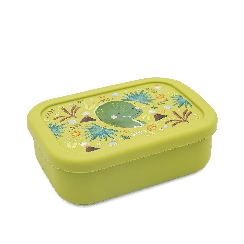 Lunchbox pojemnik silikonowy Dinozaur SASSI - SMYKI - SENSORYKI