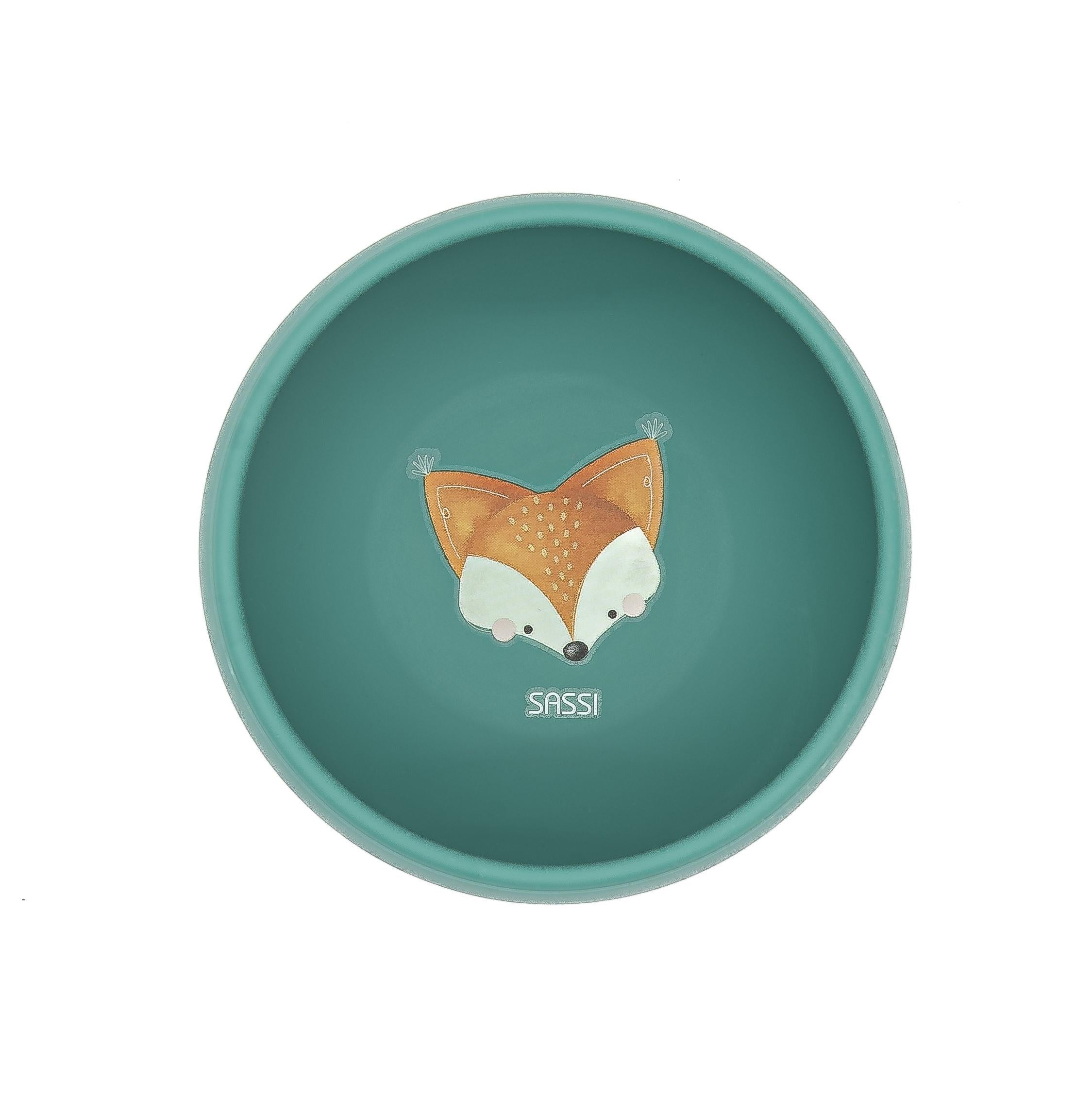 Miska silikonowa z przyssawką Lisek SASSI - SMYKI - SENSORYKI