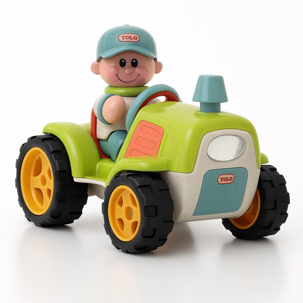 Traktor z farmerem TOLO BIO First Friends 3 lata+ - SMYKI - SENSORYKI
