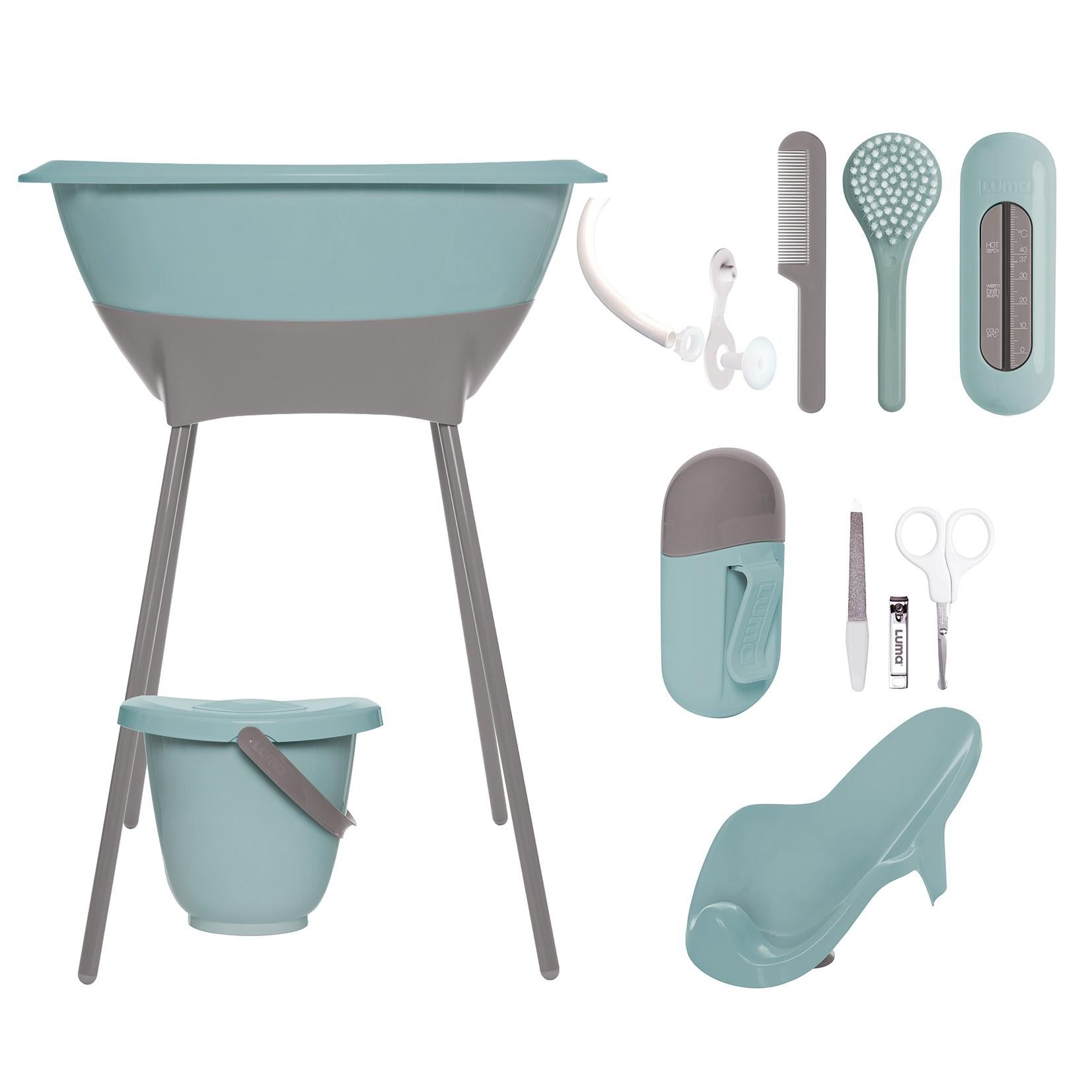 Zestaw kąpielowy 8 elem. LUMA Ice Blue - SMYKI - SENSORYKI